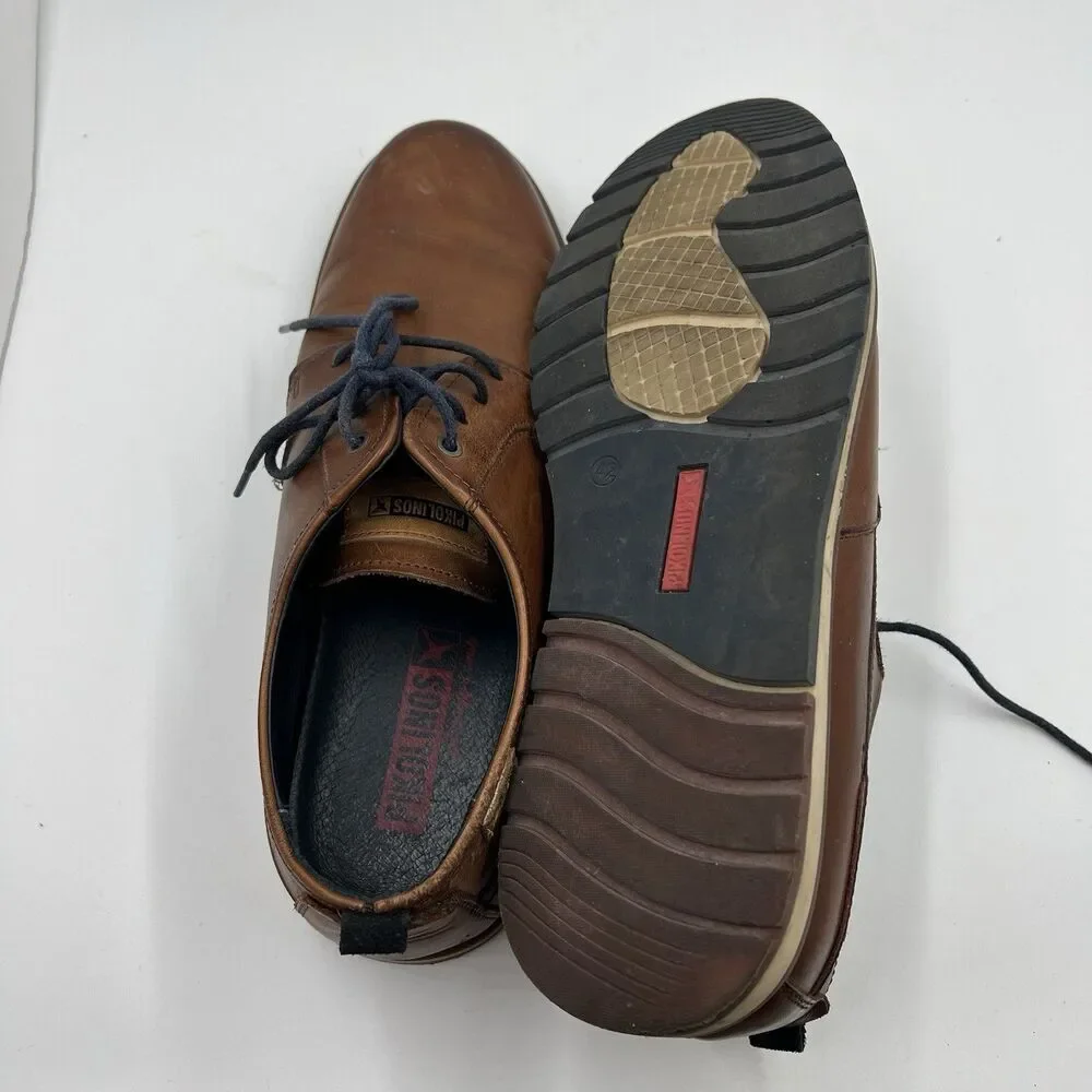 Pikolinos Men’s Leather Lace Oxford Brown, Size US 8.5-9M, EUR 42